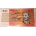 AUSTRALIA 1985 . TWENTY 20 DOLLARS BANKNOTE . DUAL ERRORS . MISALIGNMENT
